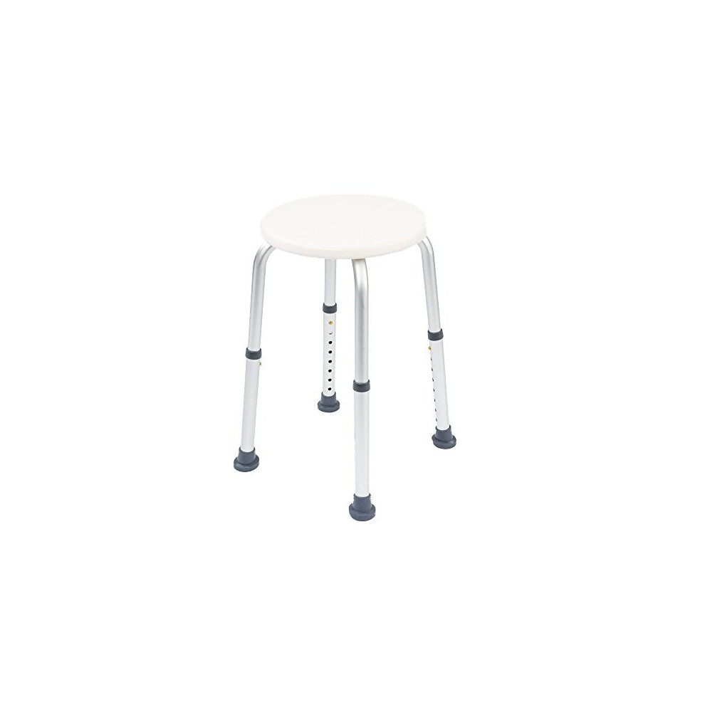 Nrs Healthcare L97718 Height Adjustable Round Shower Stool
