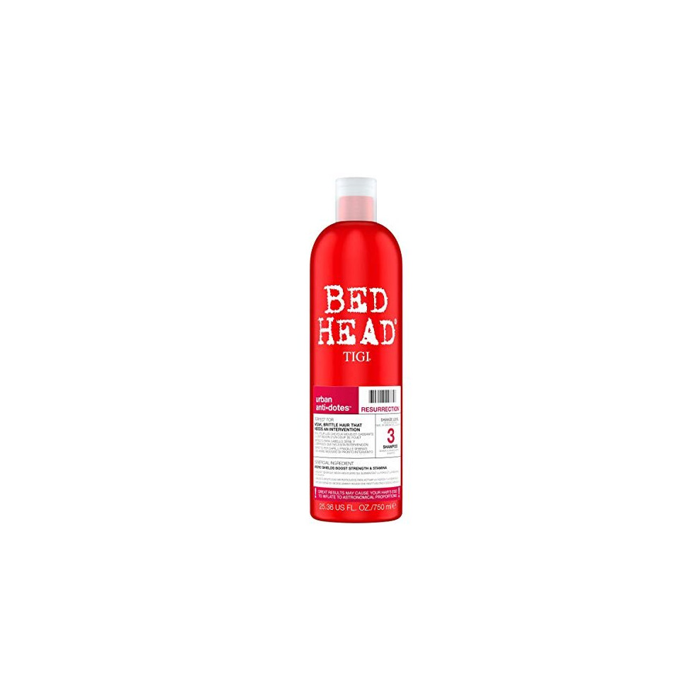 Bed Head by Tigi Urban Antidotes Resurrection Shampoo for Damaged Hair 750 ml