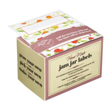 KitchenCraft Home Made Sticky Labels for Jars with Jam Design, Pack of 100