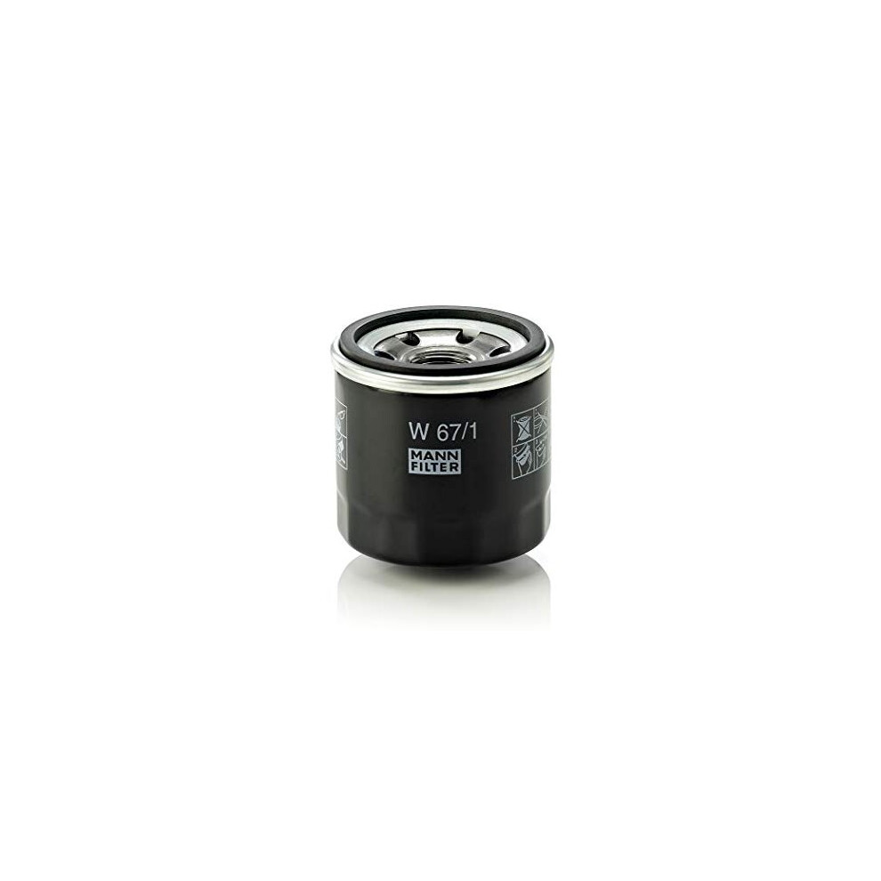 Original Mann-Filter Oil Filter W 67/1 Â For Passenger Cars And Utility Vehicles 686321499367