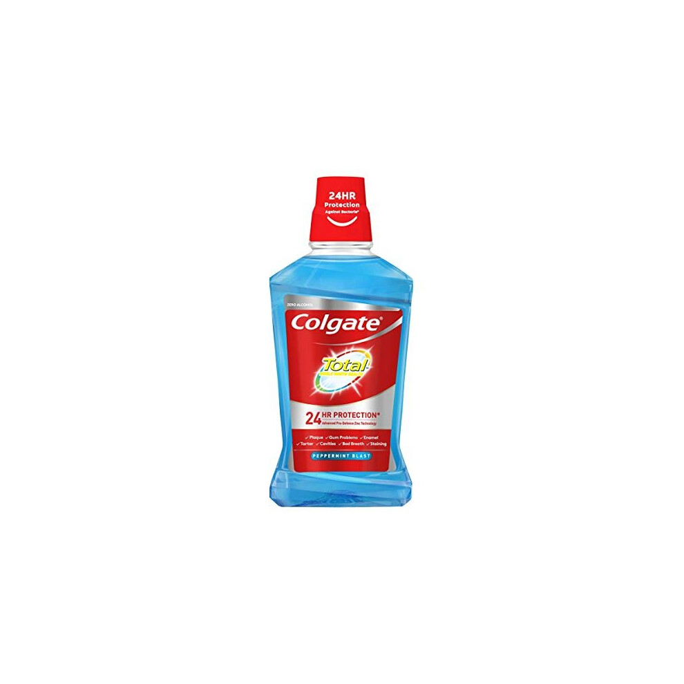 Colgate Total Peppermint Blast Mouthwash with CPC 500ml