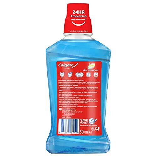 Colgate Colgate Total Peppermint Blast Mouthwash with CPC 500ml 1