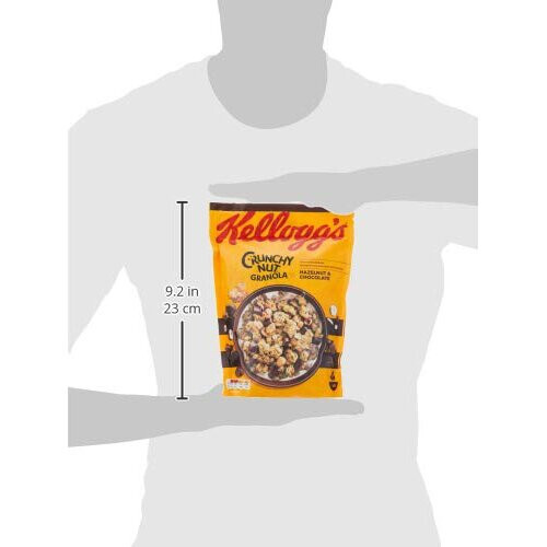 Kelloggs Kellogg's Crunchy Nut Hazelnut & Chocolate Granola Bag, 380g 2