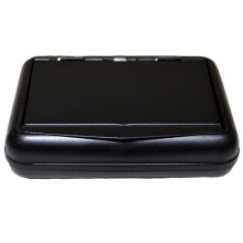 TI3300R - 2oz Matt Black With Paper Holder Tobacco Tin