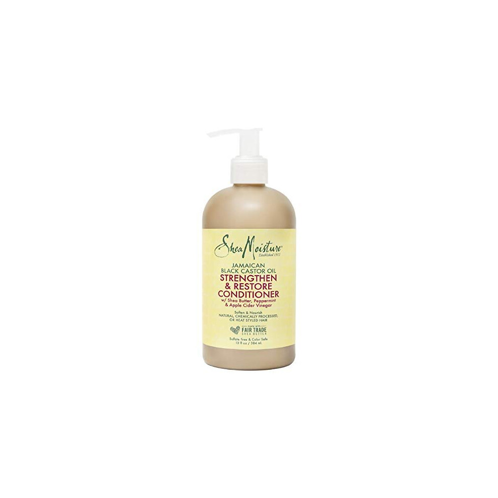 Shea Moisture Black Jamaican Castor Oil Strengthen Grow And Restore Conditioner 384 Ml