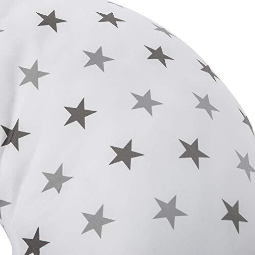 Cuddles Collection Twinkle Star Nursing Pillow (Silver) 2