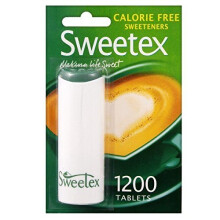 Sweetex Calorie Free Sweeteners 1200 per Pack - Pack of 2