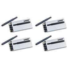 LAMY Black T10 Fountain Pen Ink Cartridges 4 Packs (LAM-T10-BLK4PAC)