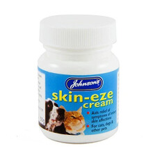Johnsons Skin-eze Cream for Cats, Dogs, Small Pets Aids Relief From Skin Condition