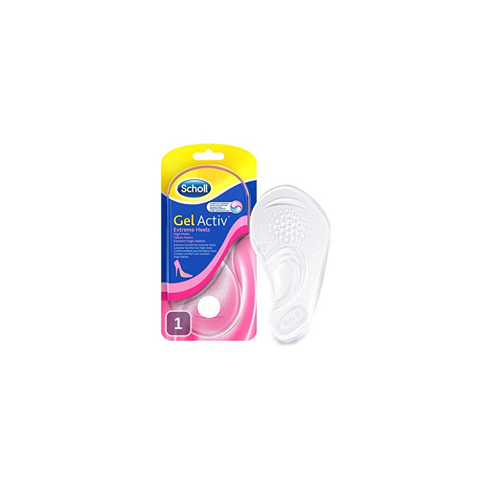 Scholl Gel Activ Comfy Insoles Extreme Heels, Uk 3-7.5