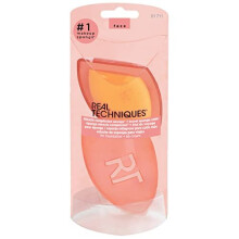 REAL TECHNIQUES Miracle Complexion Makeup Sponge for full cover foundation with Travel Case (Packaging and Colour May Vary)
