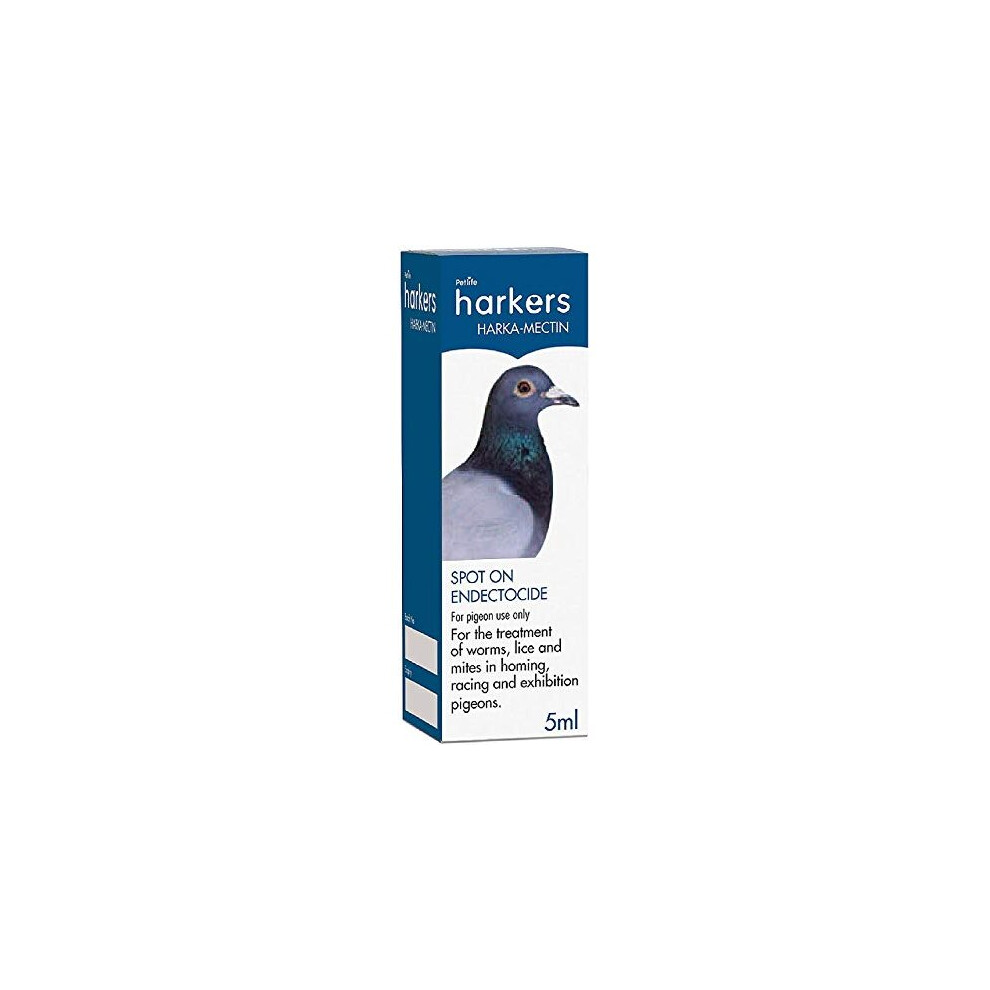 Harka-Mectin Spot On Treatment Ivermectin for Worms Lice & Mites Pigeons 2 Drops