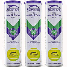 Slazenger WIMBLEDON Tennis Ball TIN 12 Balls (3 x 4)