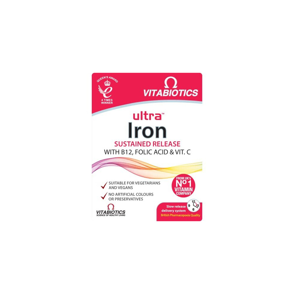 Vitabiotics Ultra Iron Tablets, Pack Of 30