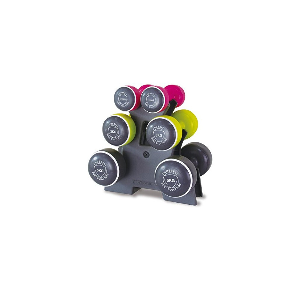 Body Sculpture Bw108t Smart Dumbbell Tower | 1.5Kg, 3Kg & 5Kg Sets Included