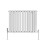 NRG (600 x 760mm Double) NRG Horizontal Vertical Designer D-shape Radiator Single Double Panel Bathroom Central Heating Rads White 3