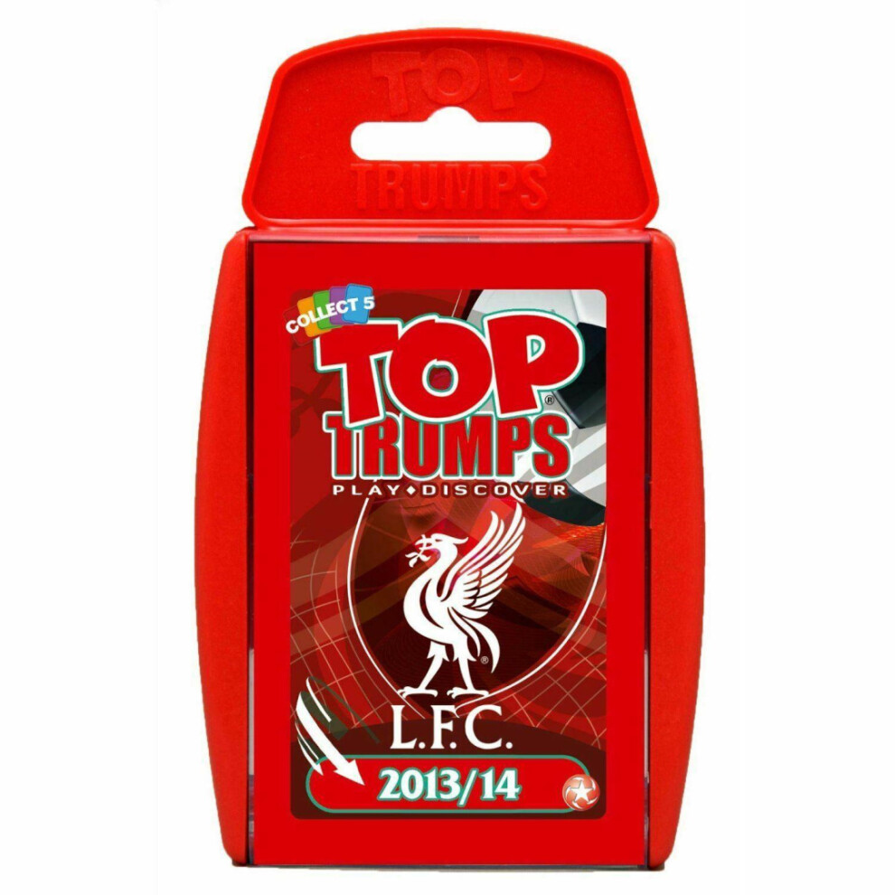 Top Trumps - Liverpool  Football Club Car Game Feat 2013 Team