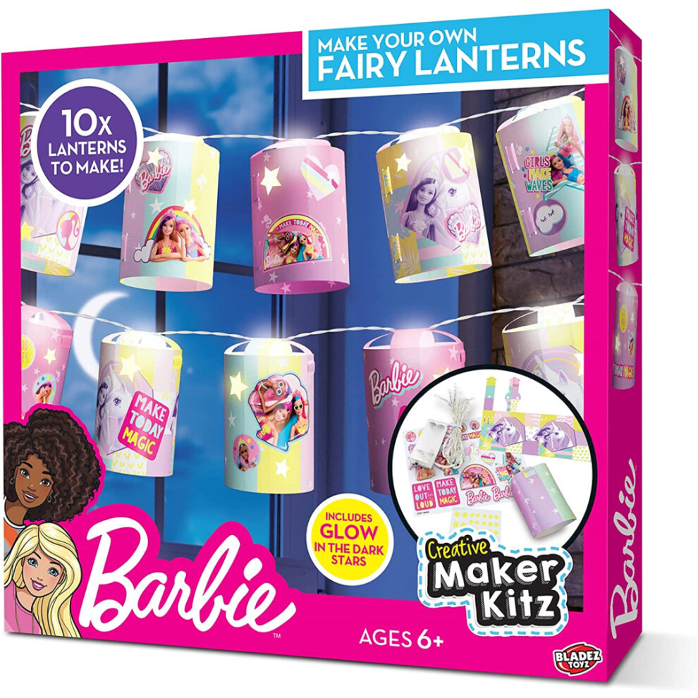 Barbie Creative Maker Kitz Fairy S Make Your Own Fairy Lanterns New Mattel Light
