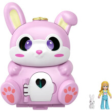 Polly Pocket Flip & Find Bunny Lapin Flip Feature & Micro Doll New Kids Toy