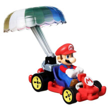 Hot Wheels Die Cast Mario Pipe Frame Mario Kart Glider Vehicle
