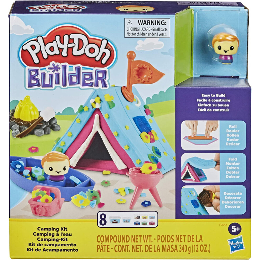 Play-Doh Collectibles Mold N Fold Core Tent and Outdoor Builder Hasbro