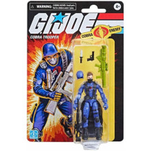 G.I. Joe Retro Cobra Trooper (inimigo de cobra) figura de a o exclusiva de 3,75 polegadas