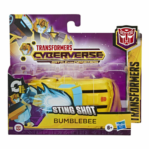 Transformers Transformers Sting Shot Bumblebee Cyberverse 1 Step Changer Yellow Hasbro 1