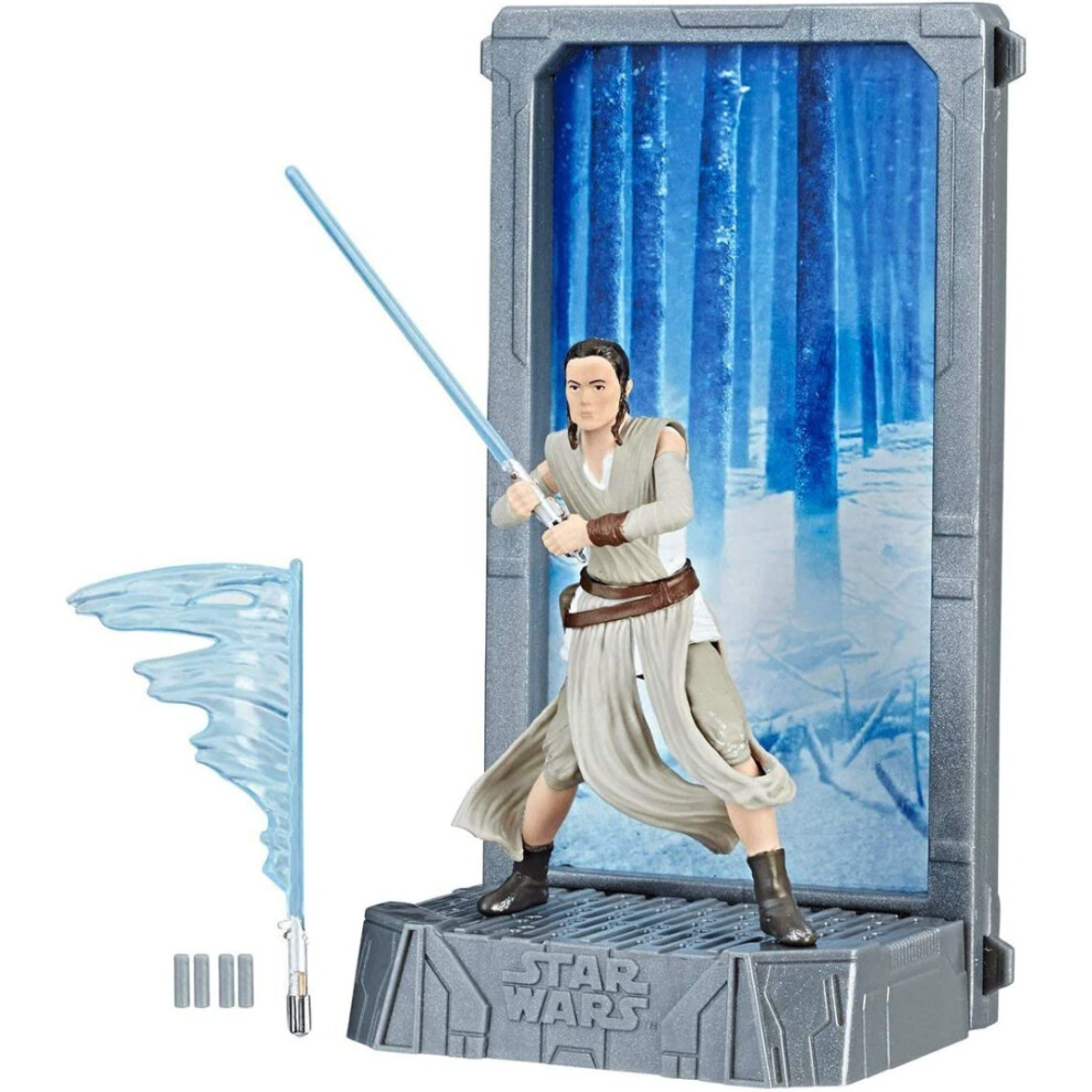 Star Wars The Series Titanium Series 13Cm Collectable Figure - Rey Black