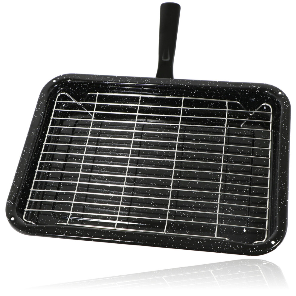 Spares2go Small Grill Pan + Rack And Detachable Handle For Candy Oven Cooker