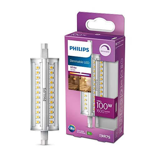 Philips Philips LED Classic Dimmable Light Spot [R7S] 14W - 100W Equivalent, White (3000K)