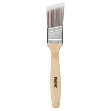 ProDec 1.5 inch Premier Trade Professional Synthetic Long Handle Cutting In Paint Brush for Sharp Edge Lines Painting with Emulsion, Gloss, Satin