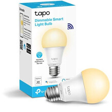 TP-Link Tapo Smart Bulb, Smart Wi-Fi LED Light, E27, 8.7W, Energy saving, Works with Amazon Alexa and Google Home, Dimmable Soft Warm White, No Hub