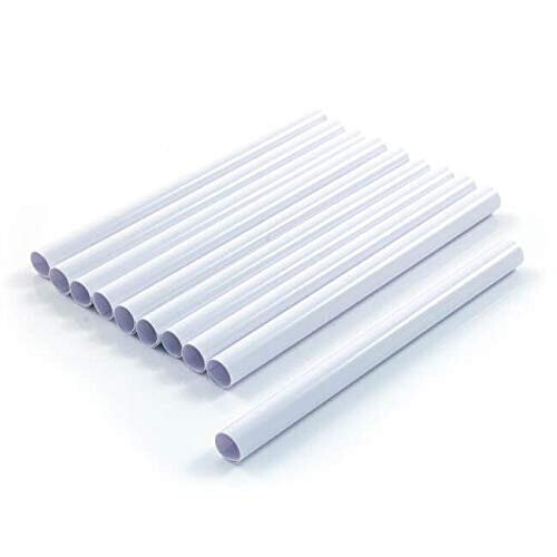 Radiator Pipe Covers Sleeves Classic Style White 15mm (8)