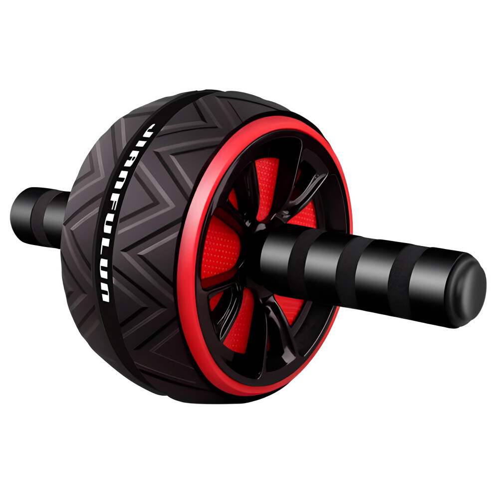 (Red) Abs Roller Exercise Wheel Abdominal Core Strength