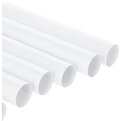 Radiator Pipe Covers Sleeves Classic Style White 15mm (8) 1