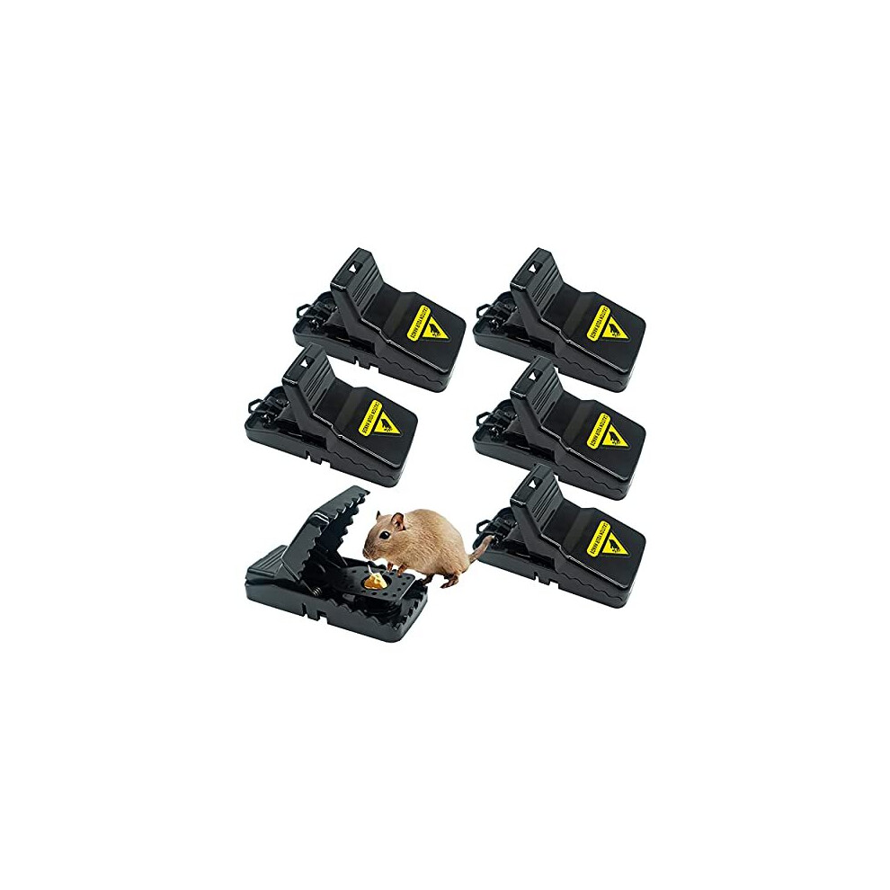 HOMEREVEL- Reusable Mouse Trap, 6 Pack Mouse Traps for Indoors and Outdoors That Kill Instantly, Quick, Effective and Highly Sensitive Rodent Catcher-image-OPC-PB22TT7-NEW