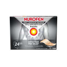 Nurofen Joint and Muscular Pain Relief Medicated Plaster, 4 Plasters