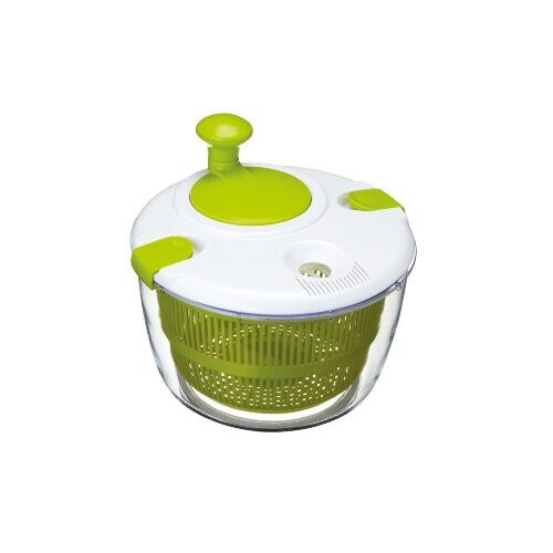 KitchenCraft Deluxe Salad Spinner and Dresser, BPA Plastic Free, Large