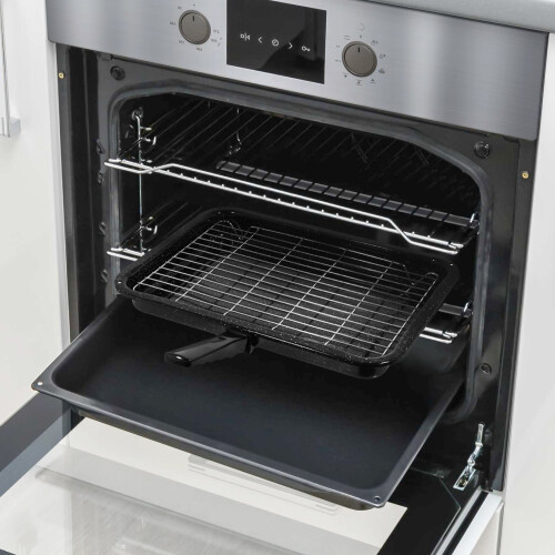SPARES2GO Small Grill Pan + Rack and Detachable Handle for TRICITY BENDIX Oven Cooker 1