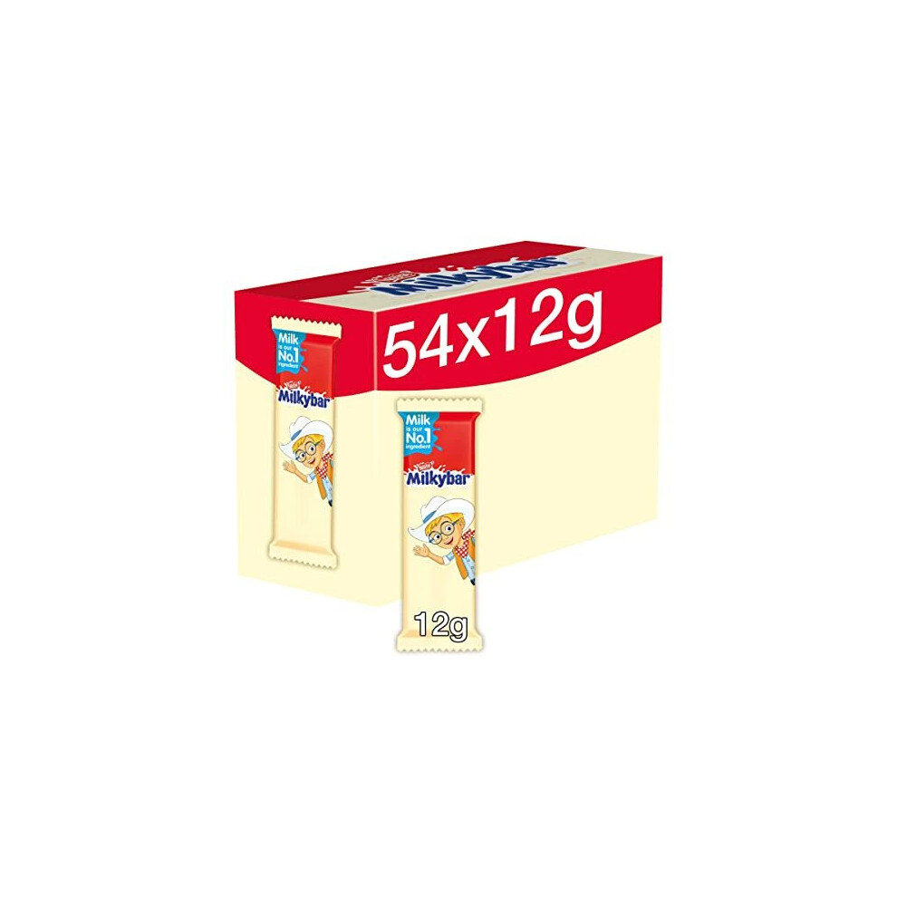 Milkybar White Chocolate Kid Bar 12g (Pack of 54)