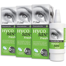 Hycosan Fresh Eye Care Drops (Light Green) 7.5ml x 3