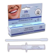 LIFE Temporary Tooth Filling Dental First Aid Cavity Hole Fill Kit – Ready Mixed in Easy Use Syringe Dispenser
