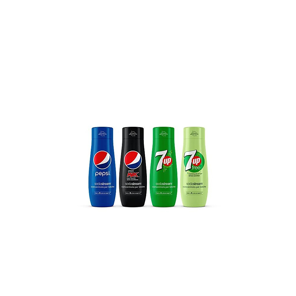 Sodastream Mix Concentrates X Pepsi + 7up Bundle, 1760 Milliliter 