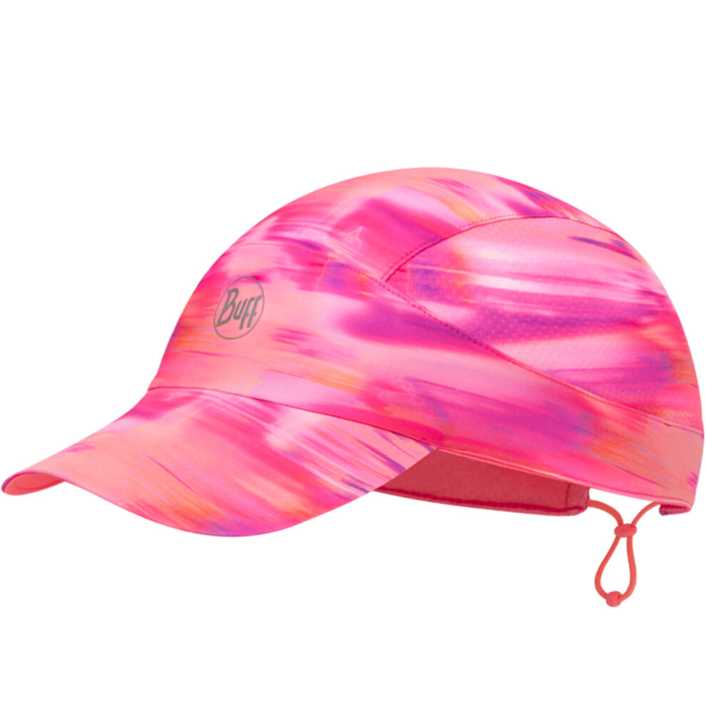 (LXL, Pink Fluor) Buff Unisex Packable Speed Adjustable Cap Hat - Pink Fluor