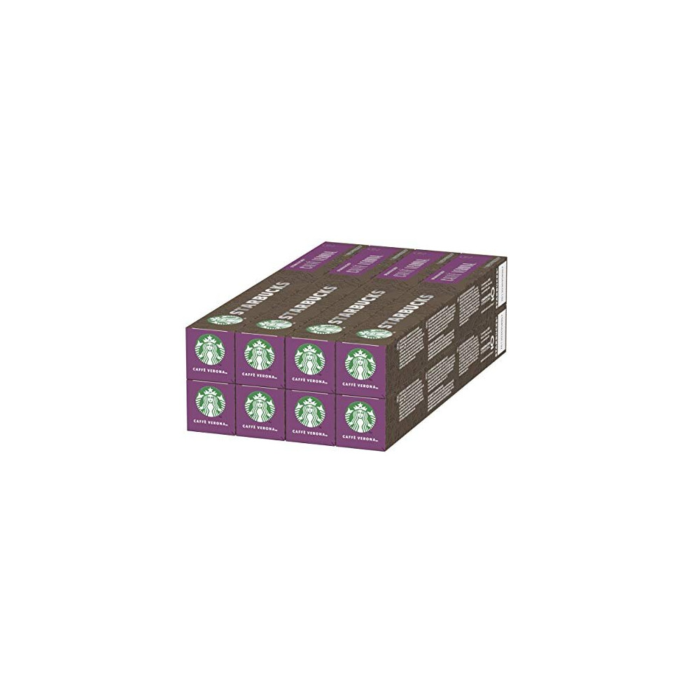 Starbucks Caffè Verona By Nespresso 8 X 10 Capsules (80 Capsules)
