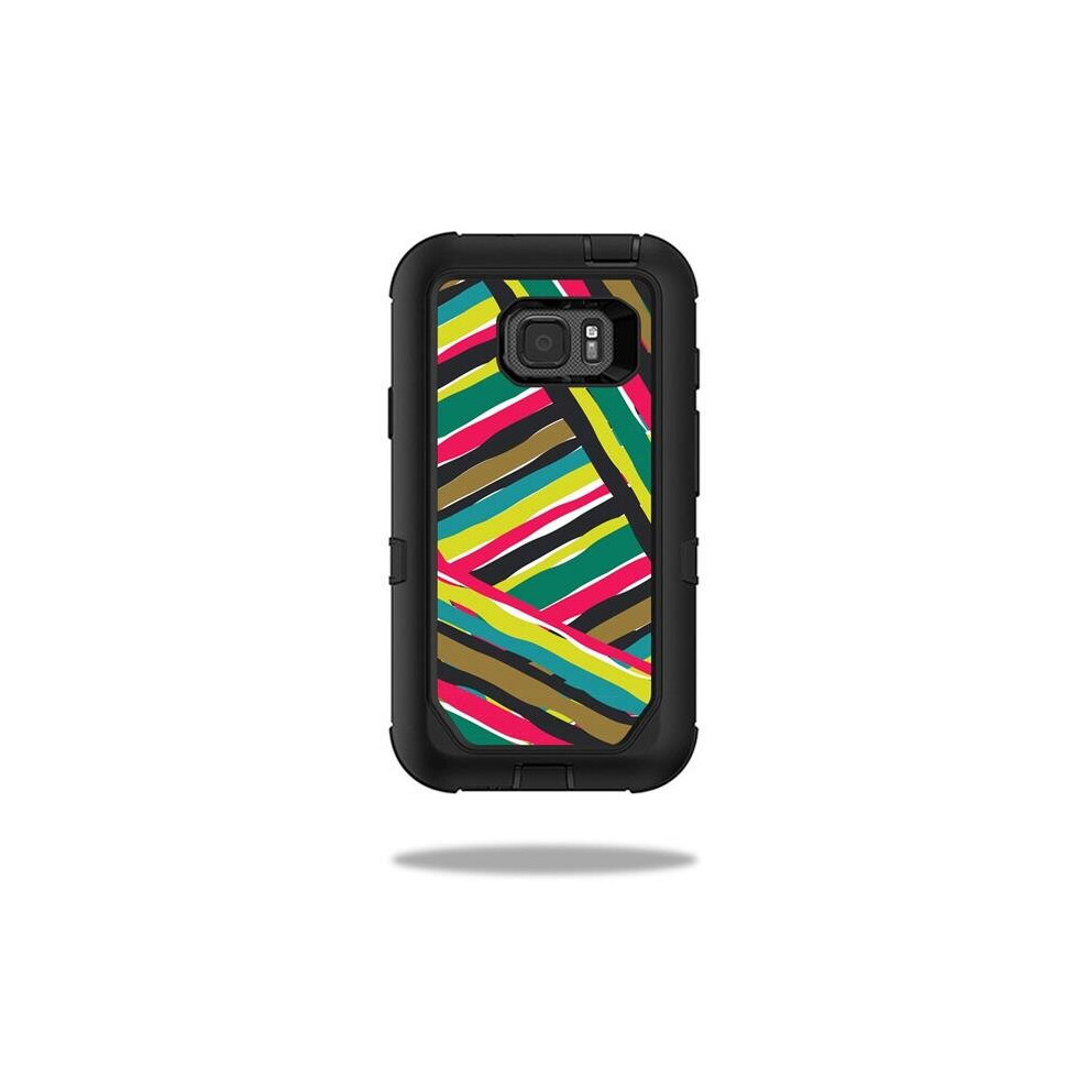 MightySkins OTDSGS7ACT-Split Color Skin for Otterbox Defender Samsung Galaxy S7 Active Case Wrap Cover Sticker - Split Color-image-OPC-PB258K7-NEW