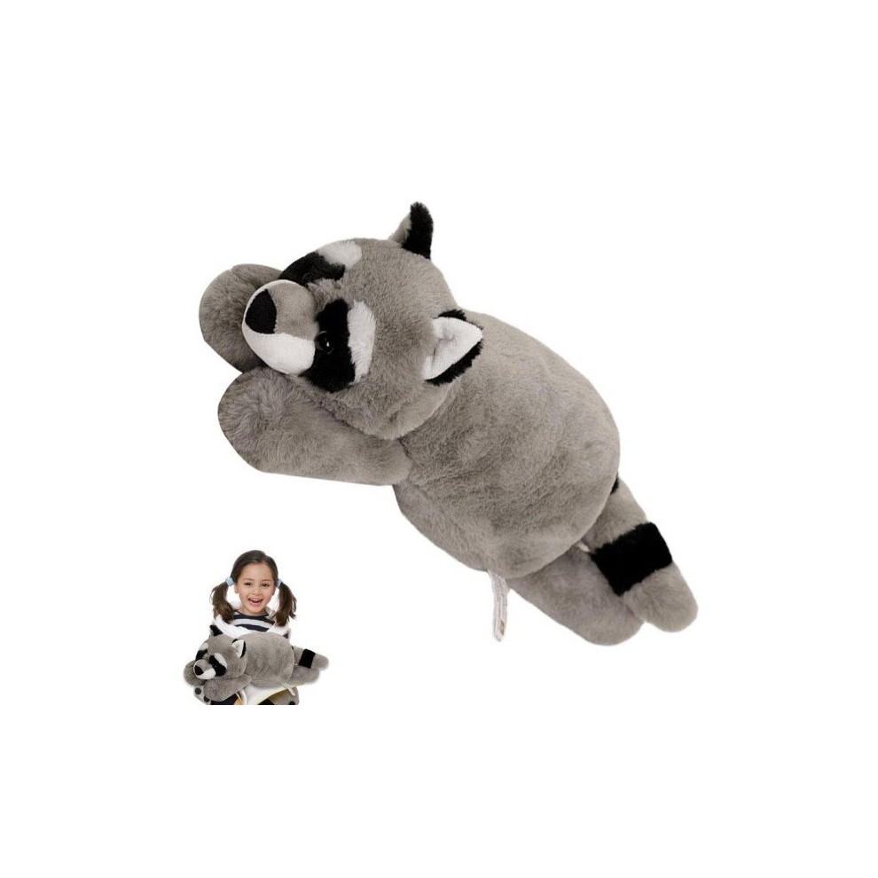 (raccoon) Weighted Stuffed Plush Animals Crocodile Sloth Weighted Plushie Pillows For Relieve Anxiety 