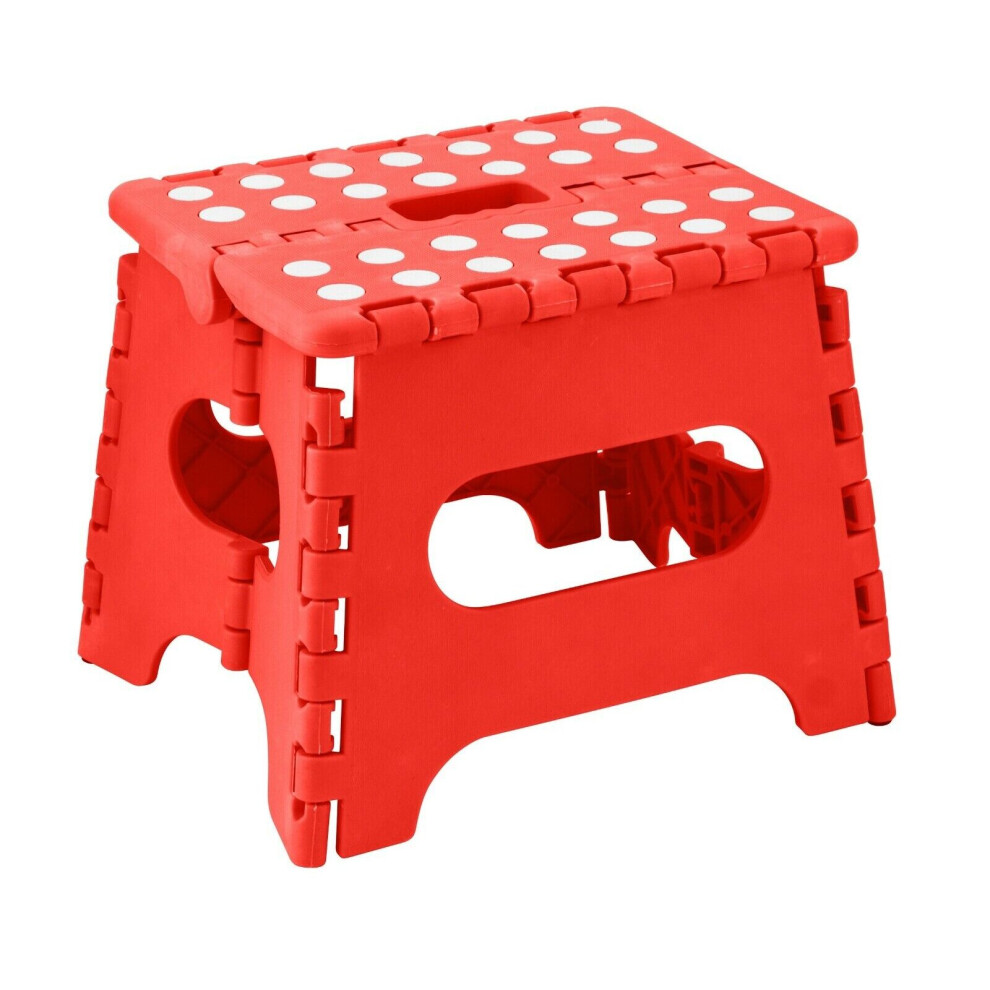 (Mini Folding Stool Multi Purpose Step Anti Slip Grip Home Easy Storage Carry NEW) Mini Folding Stool Multi Purpose