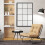 Living And Home (Black - 60*90*2cm) Classic Window Mirror Metal Framed Wall Mirror 3