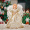 Living And Home Angel Christmas Tree Topper with Multi LED Lights 2